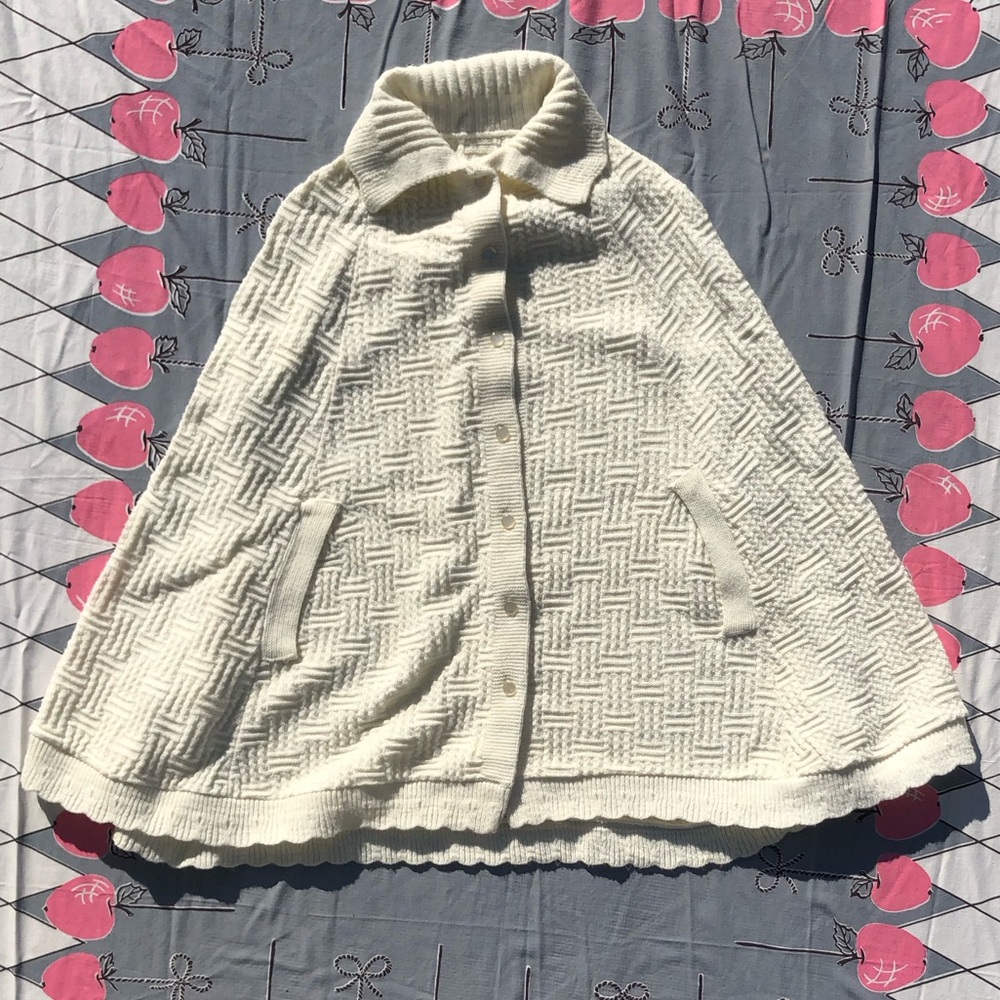 Vintage Sweater Cape